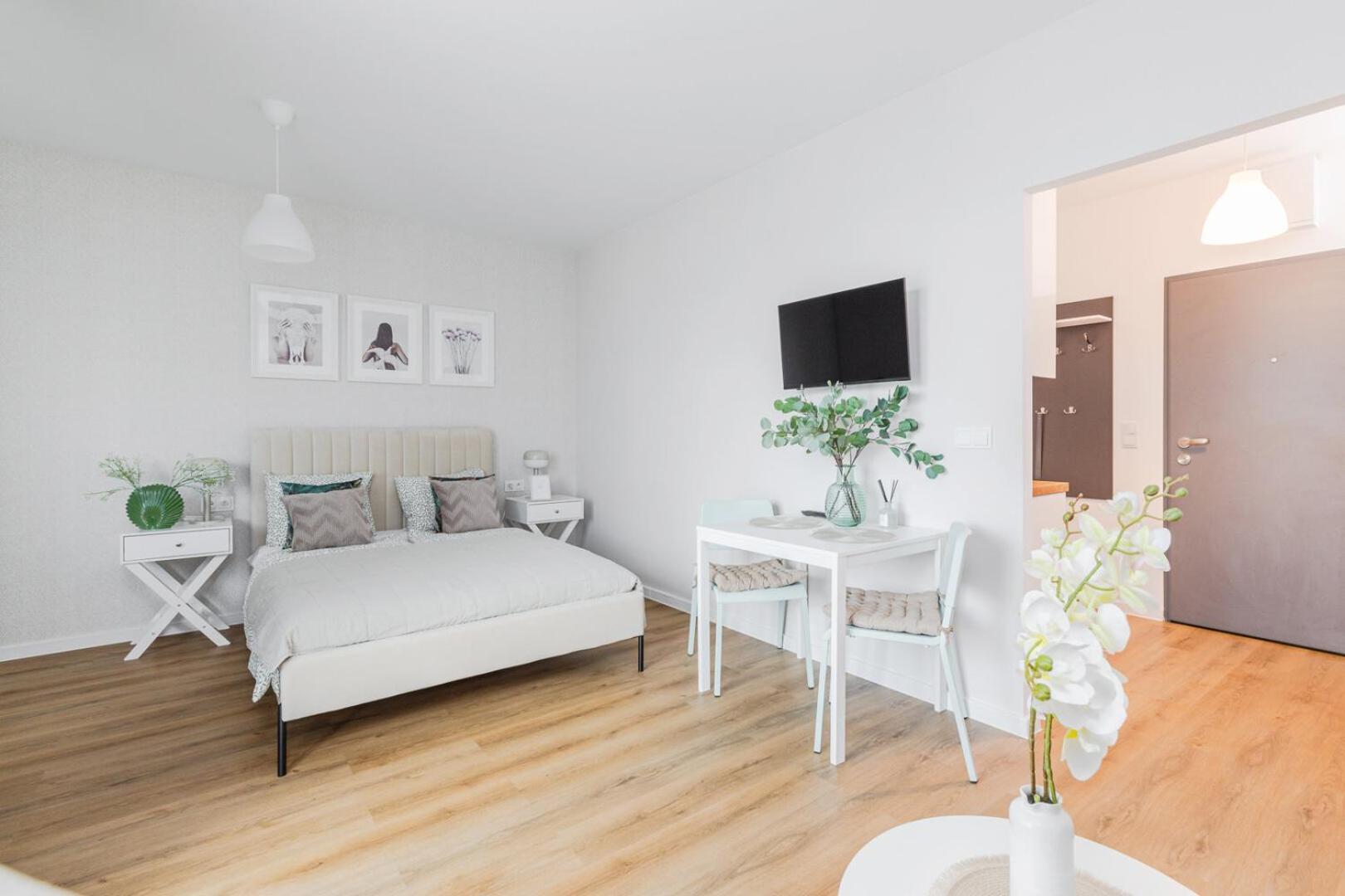ורשה Superapart Wilenska Studio Z Parkingiem חדר תמונה
